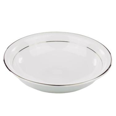 Imagem de Saladeira 24cm Porcelana Schmidt - Dec. Renda Branca 0163, 0163, 24