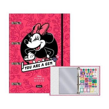 Imagem de Fichario 4 Fechos 80 fls Minnie Vintage Foroni