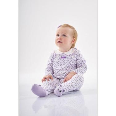 Imagem de Macacão Longo de Bolinhas Essentials Feminino para Bebês Up Baby