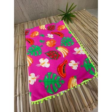 Imagem de canga atoalhada - Laine Beach Wear, Rosa, unico