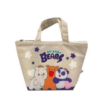 Imagem de Bolsa térmica trapezoidal bege we baby bears miniso