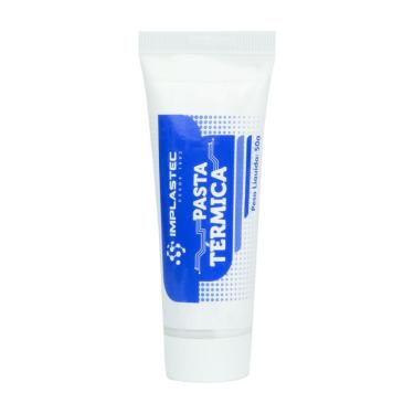 Imagem de Pasta Térmica Implastec Silicone Bisnaga 50g para Montagens Eletroeletrônicas Alta Condução de Calor