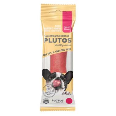 Imagem de Mordedor Plutos Cheese para Cães  Petisco Natural 40g Tamanho P, Bacon