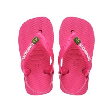 Imagem de Havaianas brasil logo baby, Rosa flux, 19