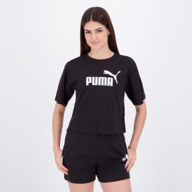 Imagem de Cropped Puma No.1 Logo Feminino Preto, GG