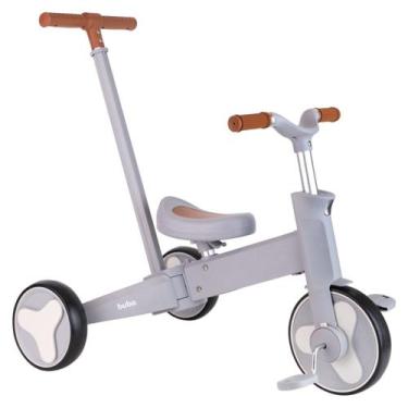 Imagem de Triciclo Infantil Multifuncional 5 Em 1 com Haste Regulável e Banco An
