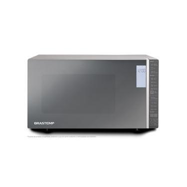 Imagem de Micro-ondas Brastemp 32 Litros cor Inox Espelhado com Grill e Painel Integrado - BMG45AR