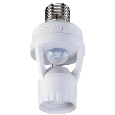 Imagem de Sensor De Presença Com Fotocélula Para Lâmpada Soquete E27 Premium Res