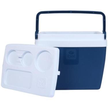 Imagem de Caixa Térmica Bel 12 Litros Azul Isolamento EPS Livre de BPA