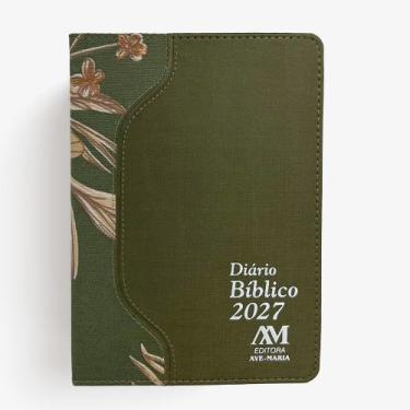 Imagem de Diário Bíblico 2027 - Luxo - Verde - EDITORA AVE MARIA