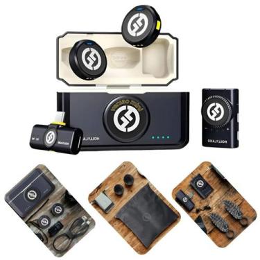 Imagem de Microfone sem fio Lark M2 Mini Combo Usb-C Hollyland, Preto