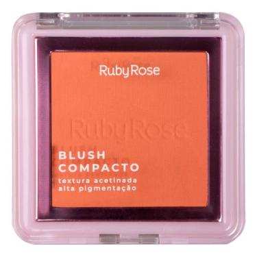 Imagem de Blush Compacto Ruby Rose Bl10 8g