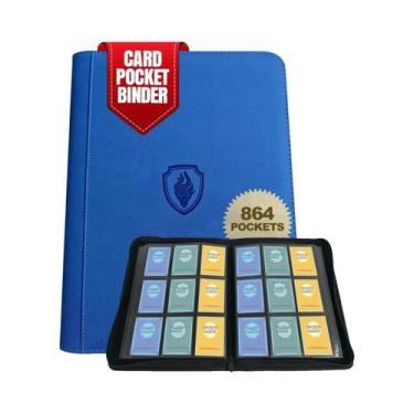 Imagem de Binder De Cartas Com Capacidade Dupla E 9 Bolsos, Sem Anéis, Para Cart
