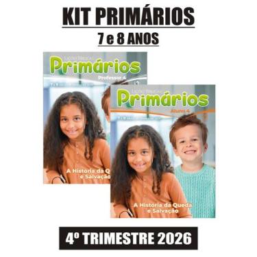 Imagem de KIT REVISTAS EBD PRIMÁRIOS (7 e 8 Anos) CPAD - 2 ALUNO + 1 PROFESSOR