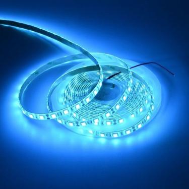 Imagem de Fita Led sem Silicone Azul 5050 12v com 5 Metros