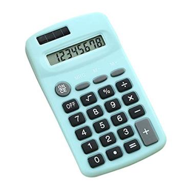 Imagem de Calculadora,Mini Calculadora Fofa 8 Dígitos Display Solar e Bateria Calculadora Eletrônica Portátil Dual Power Ferramenta de Contabilidade para Als Escola Crianças Escritório Casa
