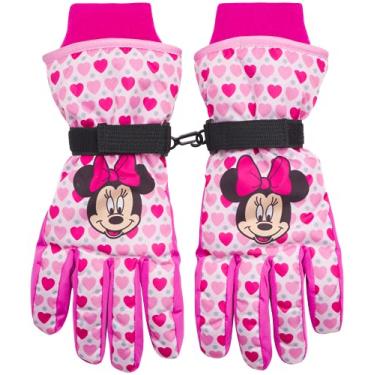 Imagem de Disney Luvas de inverno para meninas – Minnie Mouse ou Frozen II Elsa e Anna (bebês/meninas), Minnie, coração, luva, Age 4-7
