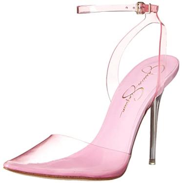 Imagem de Jessica Simpson Pirrie Lucite Pump Feminino, Transparente, flor, rosa, 8