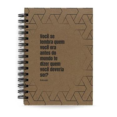 Imagem de Caderno Bukowski Capa Dura "Você Se Lembra" 125 Folhas, Miolo Com Citações, Tamanho A5