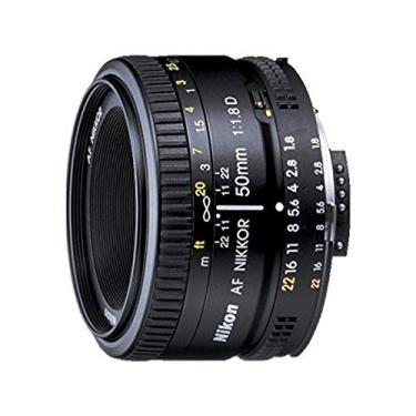 Imagem de Nikon 50mm Nikkor F/1.8D AF Prime Lens for DSLR Camera (Black)