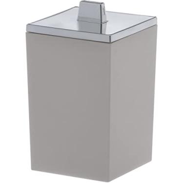 Imagem de Porta Algodão e Cotonete, Paramount, Quadratta, Creme