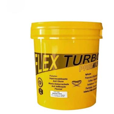 Imagem de Borracha Liquida Flex Turbo Emborrachada Cor Branco 18Kg