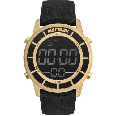 Imagem de Relógio Mormaii com Pulseira de Tecido Jeans Mobj3463de/2x