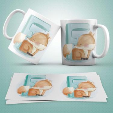 Imagem de Caneca Personalizada Infantil Letra F