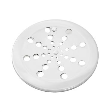 Imagem de Grelha Redonda Abre E Fecha De Inox Para Banheiro 15cm