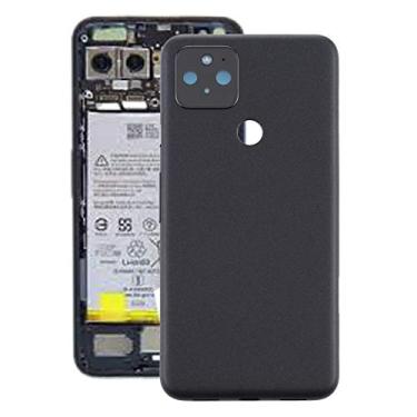 Imagem de HONGYAN Peças de substituição de telefone celular Tampa traseira da bateria original para o Google Pixel 5 GD1YQ / GTT9Q Acessórios telefônicos