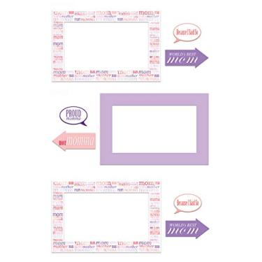 Imagem de Beistle Molduras divertidas para fotos do Dia das Mães (3 peças), 39,4 x 59,6 cm, multicoloridas
