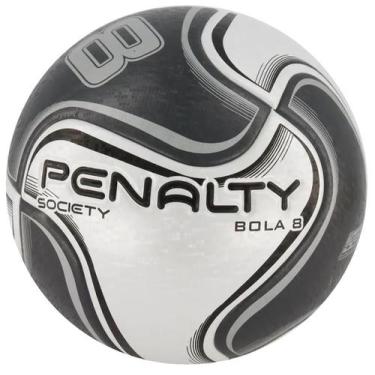 Imagem de Bola Futebol Society Penalty 8 X - Preto