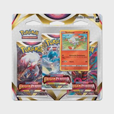 Jogo Carta Pokemon - GO Blister Triplo 19 cartas Niantic Copag