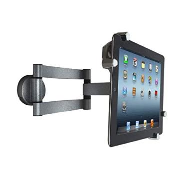 Imagem de Suporte universal para tablet Matney – Braço giratório ajustável com rotação de 360°, visualização flexível com as mãos livres – Serve para tablet/telefone de 5,7 cm a 28 cm em casa, cozinha,