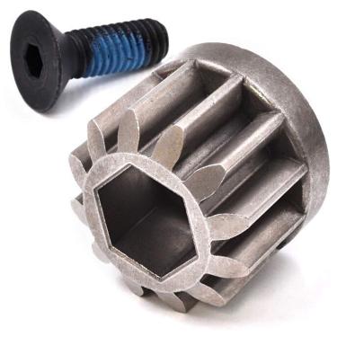 Imagem de HD Switch - 587738906 Kit de engrenagem do pinhão do eixo de direção com parafuso de montagem 580683601, serve para cortador de grama Husqvarna Craftsman Poulan Pro Weedeater RedMax Garden Tractor - Compatível com engrenagem do setor 532194732