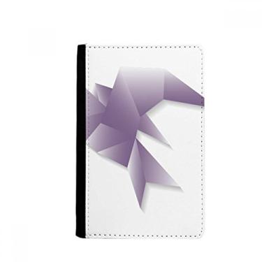 Imagem de Porta-passaporte geométrico abstrato pombo origami padrão notecase burse capa carteira porta-cartão, Multicolor