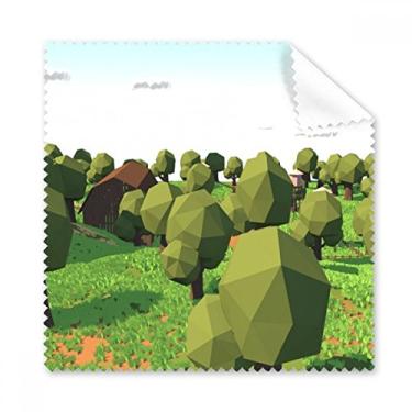 Imagem de Pano de limpeza de pano de limpeza de pano de cenário de árvore jogo fazenda 5 peças