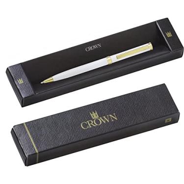 Imagem de Caneta Esferográfica Crown Ref: Ex10080b Liverpool Gold Branca