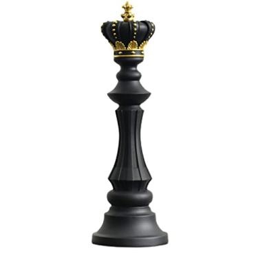 Imagem de TECKEEN Chessmen Statue Sculpture Ornament Collectible Figurine Craft Furnishing for Home, Office