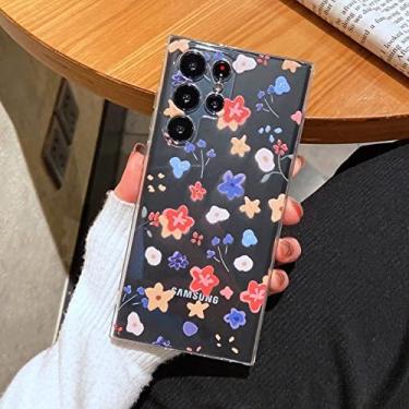Imagem de Capa de silicone transparente linda flor para Samsung S20 FE S21 Ultra S22 Plus Note 10 Pro 20 A13 A53 A33 A73 Capa de Proteção de Lente, JKRedFlower, Para Samsung A71 4G