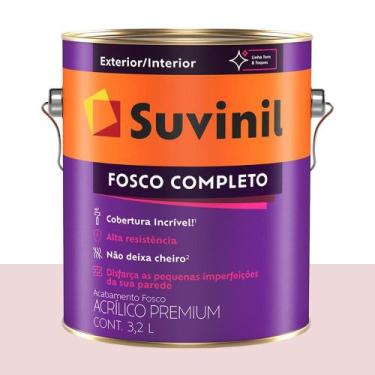 Imagem de Tinta Acrílica Fosca Suvinil Rosa-Atrevido 3,2 L