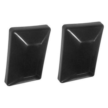 Imagem de JSP Manufacturing – Bonés postais de cerca de 10 x 15 cm (3-5/8" x 5-5/8") Pacote com múltiplos preços de atacado para postes tratados, 4 x 6 bonés de poste de cerca nominal preto