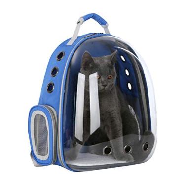 Imagem de mala de viagem gato mochila de gato saco de gato respirável saco de estimação bolsa de cachorro