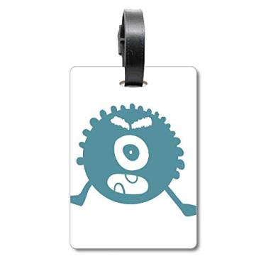 Imagem de Alien Monster Creature Cyclops Mala de Bagagem Etiqueta de Bagagem Etiqueta de Scutcheon