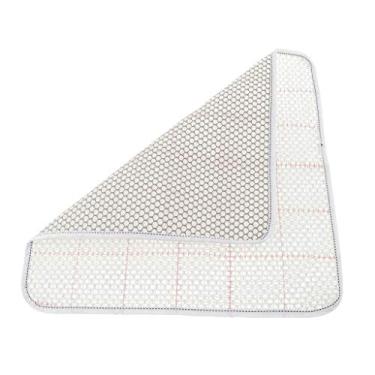 Imagem de Bonarty 1 peça de lona com trinco em branco com grade, 38 x 38 cm