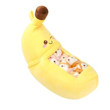 Imagem de Gadpiparty 1 Conjunto travesseiro de banana brinquedos infantis para brinquedos de banana recheados fruta animal coisas kawaii travesseiro recheado de banana peludo Almofada Presente