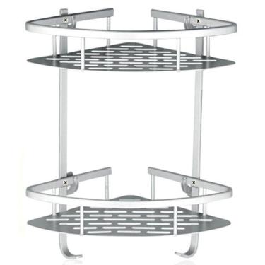 Imagem de Suporte De Shampoo Aluminio Sabonete Rack De Banheiro