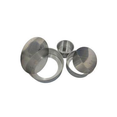 Imagem de Kit Forma Bolo Assadeira Alta Fundo Falso em Alumínio