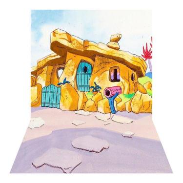 Imagem de Fundo Fotográfico Newborn Flintstones 1,7X2,6 Ffm-075