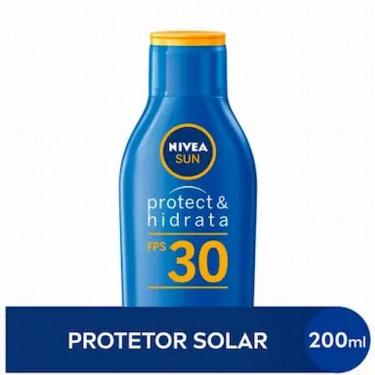 Imagem de protetor solar nivea sun protect & hidrata fps 30 com 200ml
